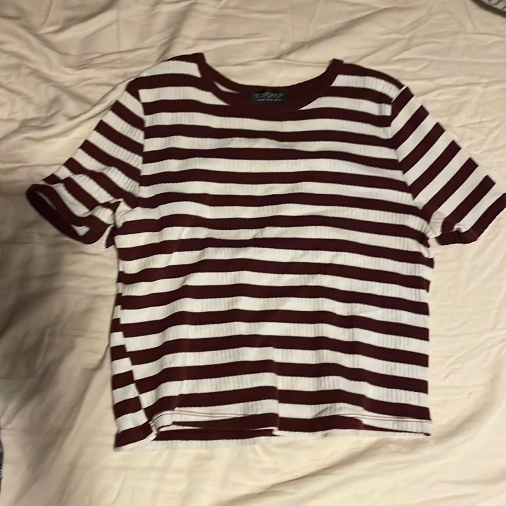 teen cropped topshop shirt